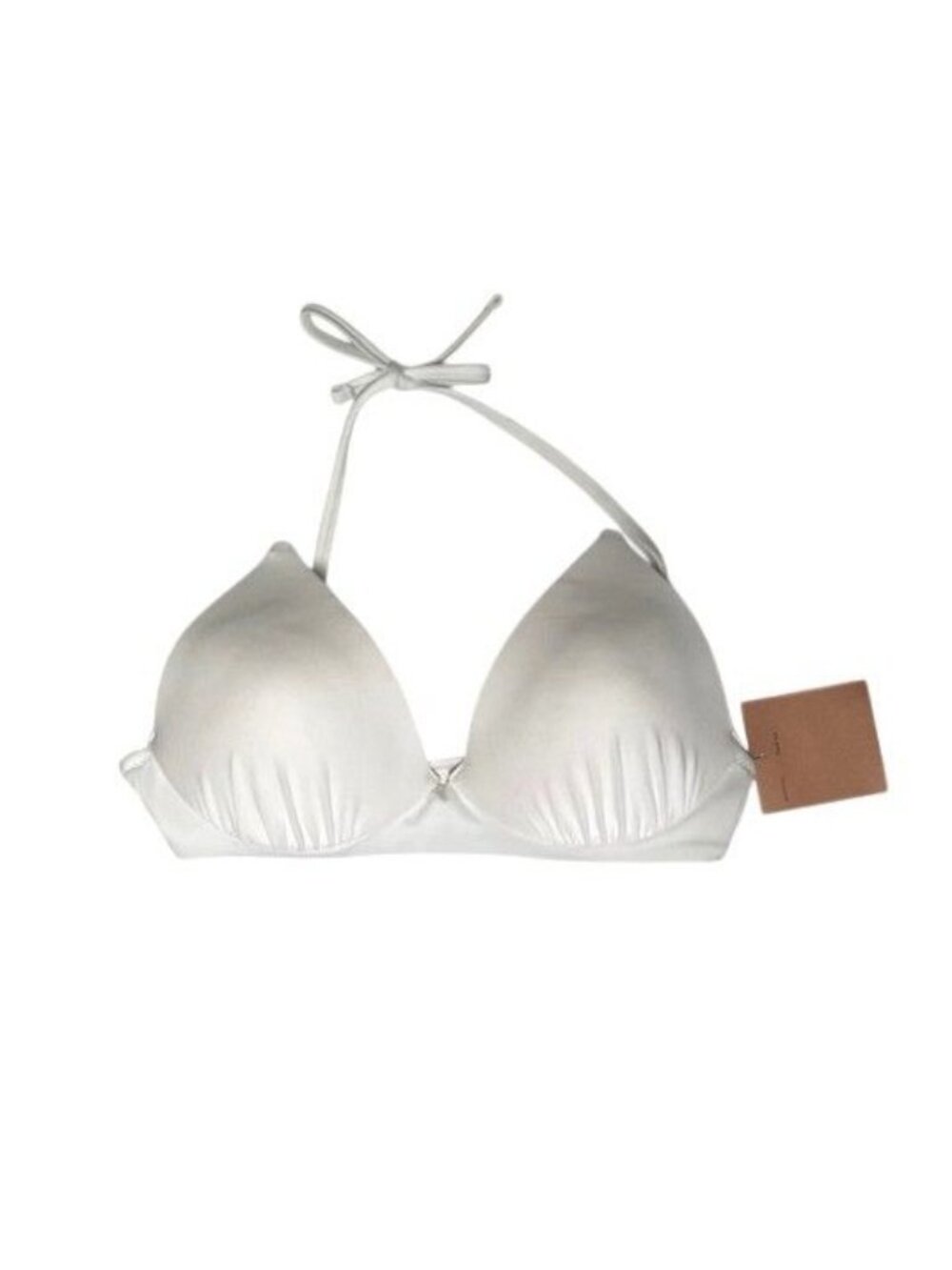 Shade & Shore Halter Tie Push Up Bikini Top 36B